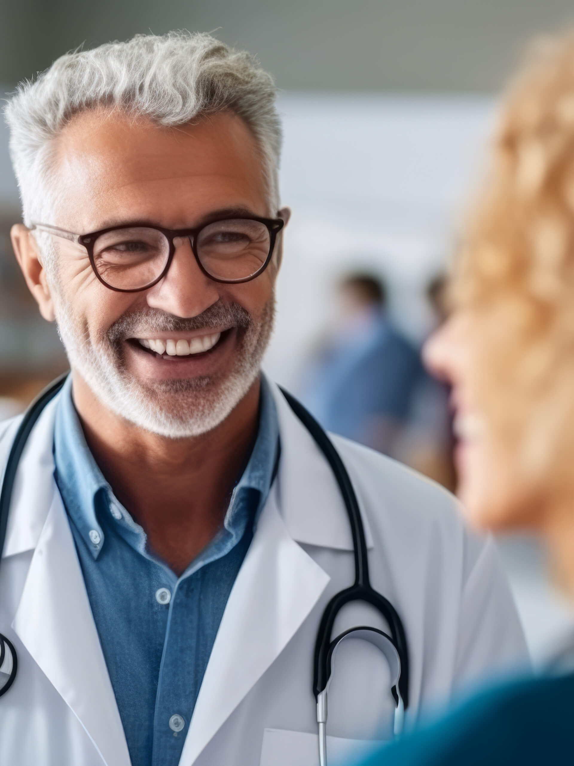 Provider and patient in consultation